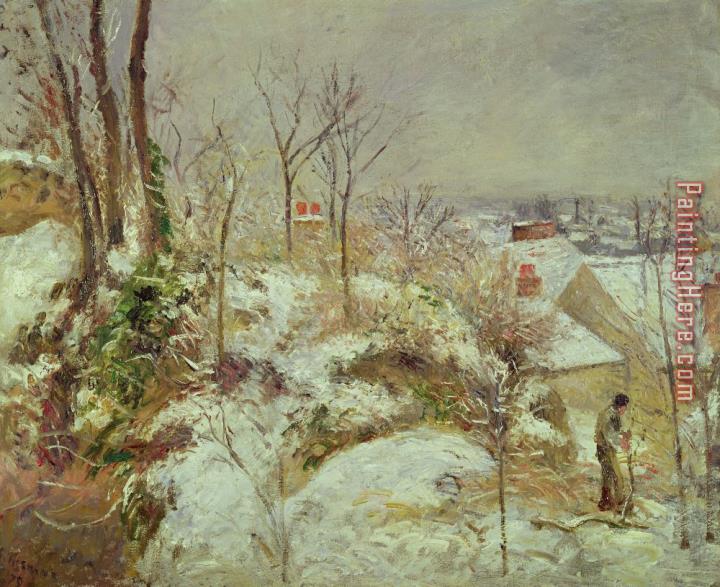 Camille Pissarro Snow Scene
